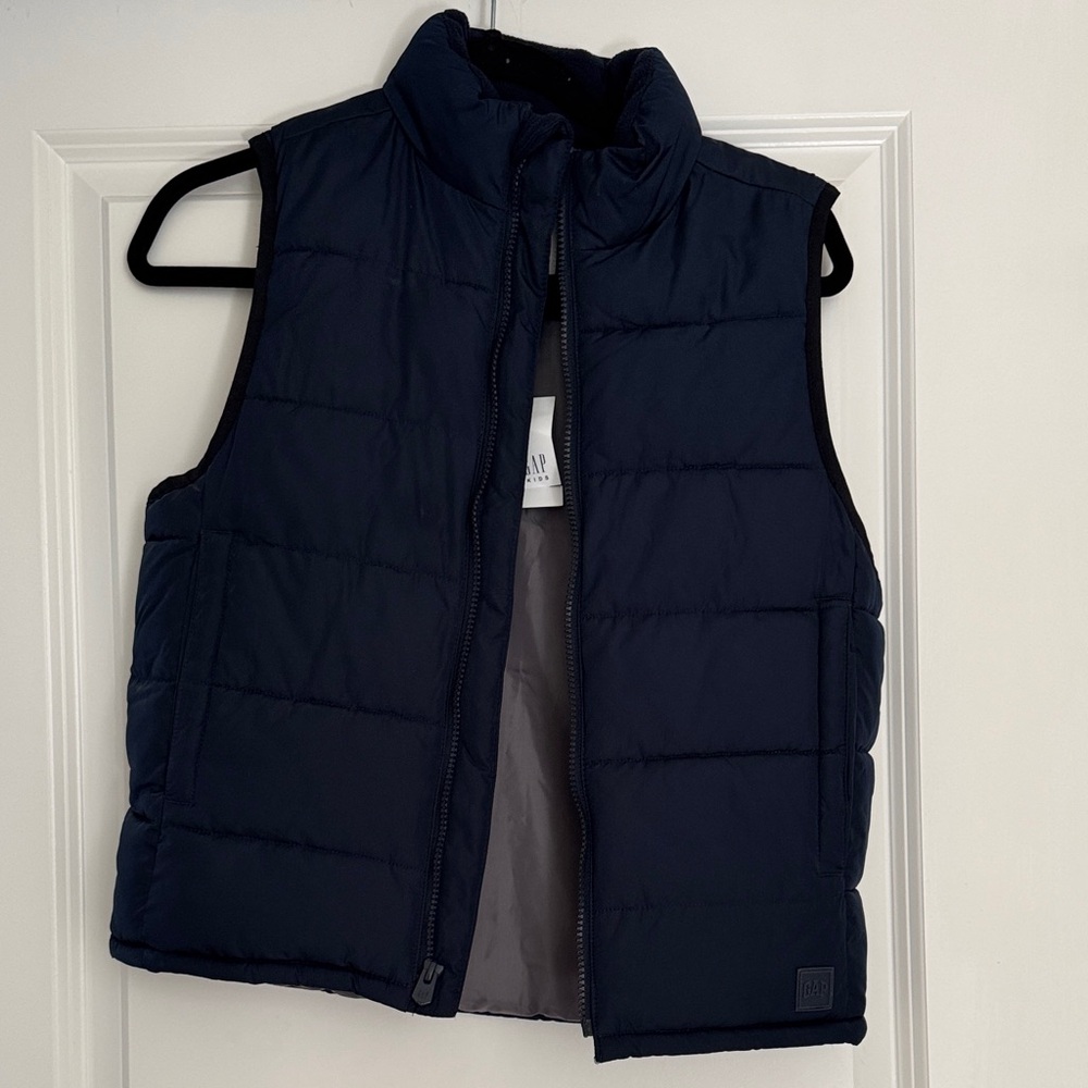 GAP Kids Blue Quilted Vest